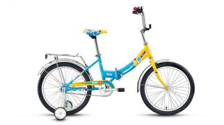 Детский велосипед ALTAIR City Girl 20 Compact желтый/синий