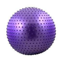 Мяч гимнастический массажный Starfit GB-301 75 см антивзрыв, фиолетовый
