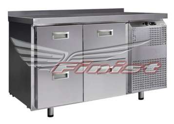 Морозильный стол Finist НХС-600-1⁄2, 1400 мм, 1 дверь 2 ящика