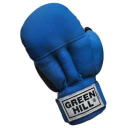 Перчатки для рукопашного боя Green Hill PG-2047, к/з, синий р.L