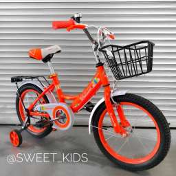 Детский комплект колёс и рамы FBE102 16 радиус оранжевый