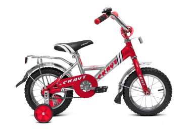 Детский велосипед Скаут 12” (BC121) Цвет: Серый
/ Красный