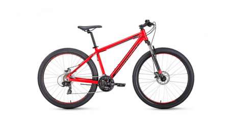 Горный (MTB) велосипед FORWARD Apache 29 2.0 Disc красный/черный 21” рама (2020)