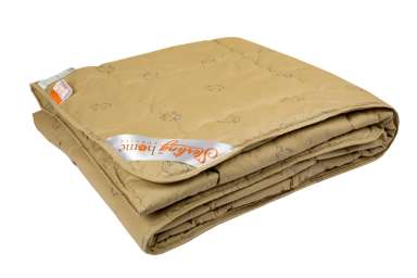 Одеяло ВЕРБЛЮЖЬЯ ШЕРСТЬ “Зима” 140x205, вариант ткани тик от Sterling Home Textil