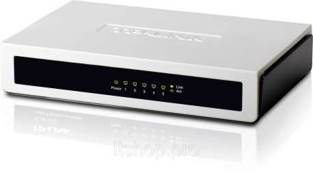 Коммутатор TP-Link TL-SF1005D 5-port 10/100M mini Desktop Switch, 8 10/100M RJ45 ports, Plastic case