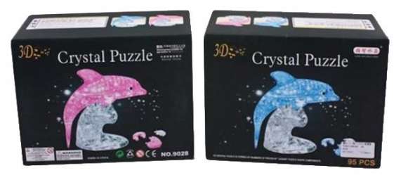 3D Crystal Puzzle Дельфин XL 9028 (48⁄24)