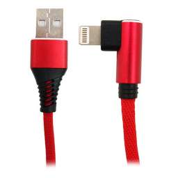 Кабель USB - Lightning Lace L 2A (красный) 1м