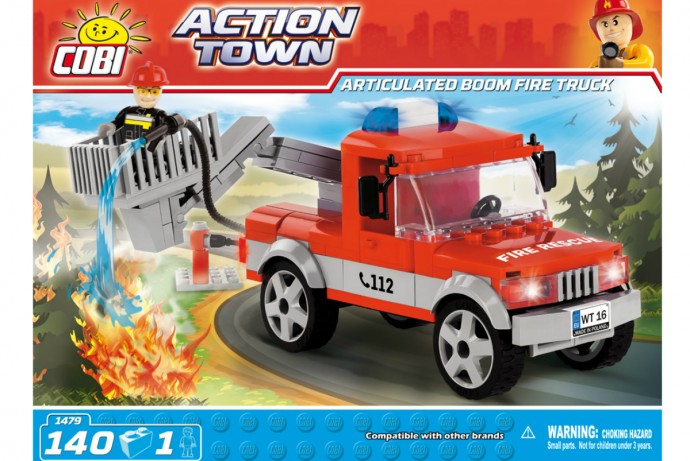 Articulated Boom Fire Truck -