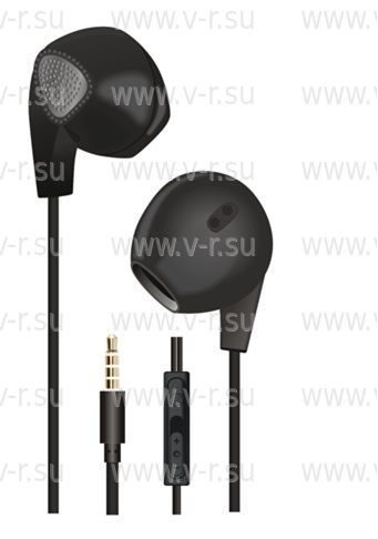 Hаушники EP-MI-15 с микрофоном черный ISA