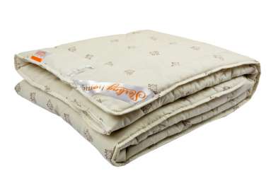 Одеяло ОВЕЧЬЯ ШЕРСТЬ (всесезонное) 110x140, вариант ткани поликоттон от Sterling Home Textil