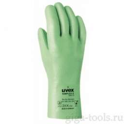 Химически устойчивые защитные перчатки uvex rubiflex S NB27S /NB35S /NB40S
