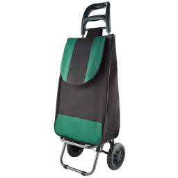 Тележка багажная ручная 25кг ТБР-20 зеленая с черным