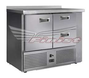 Холодильный стол Finist СХСн-600-1⁄2, 1000 мм, 1 дверь 2 ящика