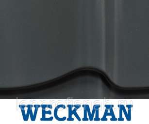 Металлочерепица Weckman Тип-4, Пурал Мат 0.5 мм, RR 23 (серый)