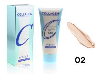 Увлажняющая тональная основа Collagen Moisturizing and Concealer Cream  тон 02 60 мл