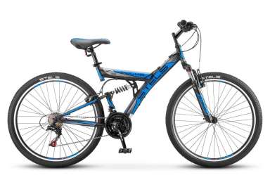 Горный велосипед (двухподвес) Stels - Focus V
21 speed 26” V030 (2017) Р-р = 18; Цвет: Черный / Зеле