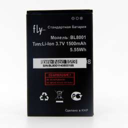 Аккумуляторная батарея для Fly BL8001 IQ436/Era Nano 3/IQ436i 1500mAh (тех.упаковка)