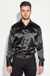 Рубашка мужская шелковая 50PD0091 (Черный)