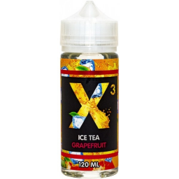 Жидкость для электронных сигарет X3 Ice Tea Grapefruit, (3 мг), 120 мл