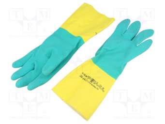 Защитные перчатки; Размер: 7,5÷8; Устойчивы к: химикатам,солям