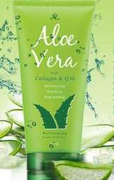 Пенка д/умывания Освежающая «Алоэ Вера, Коллаген и Q10» ARON (Ar Aloe Vera Refreshing Cleanser Foam)