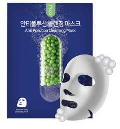 Маска для лица тканевая NOHJ Anti Poulltion Cleansing Mask, 23g, очищающая