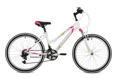 Подростковый горный велосипед (женский)
Stinger - Latina 24” (2018) Р-р = 12,5; Цвет: Белый (24SHV.L