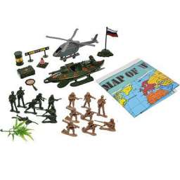 Сув арт 276-017 Игровой набор Военные: солдатики, военная техника, оружие, (28 предметов)