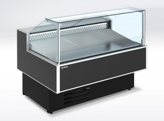 Холодильная витрина Cryspi Gamma Quadro SN Fish 1800, гастрономическая, напольная, -6…+6 С