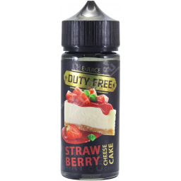 Жидкость для электронных сигарет DUTY FREE BLACK Strawberry Cheesecake, (3 мг), 120 мл