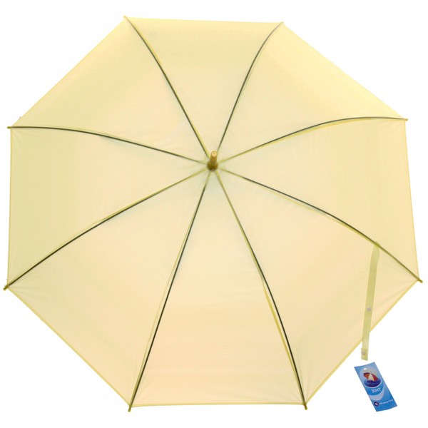 Зонт-трость женский “Классический” цвет желтый, 8 спиц, d-92см, длина в слож. виде 71см