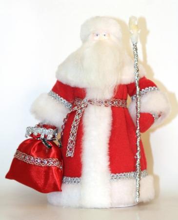 Русская кукла Дед Мороз (флисовый)