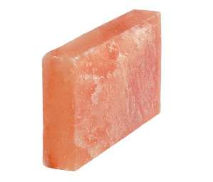Блок из гималайской розовой соли 300x200x50 мм одна сторона натуральная