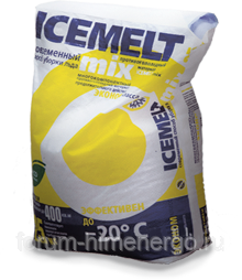 Антигололедный реагент Айсмелт (Icemelt) меш. 25 кг