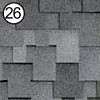 Кровля RoofShield Модерн “Премиум” цвет серый с оттенением (упак. 3 м.кв)