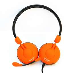 Наушники с микрофоном CROWN CMH-942 orange