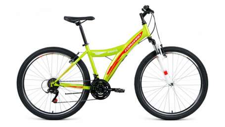 Горный (MTB) велосипед FORWARD Dakota 26 2.0 зеленый/красный 16,5” рама (2019)
