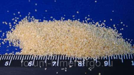 Песок кварцевый ГС-2 0,8-0,63 мм меш. 50 кг