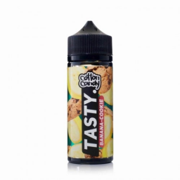 Жидкость для электронных сигарет COTTON CANDY TASTY Banana Cookie (0мг), 120мл