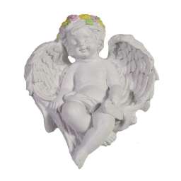 Фигура декоративная Спящий ангел L7W6H3,5
