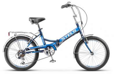 Городской велосипед STELS Pilot 450 20 Z011 синий 13,5” рама (2017)