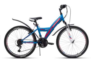 Подростковый горный велосипед (24 дюйма)
Forward - Dakota 24 2.1 (2018) Р-р = 13; Цвет: Синий