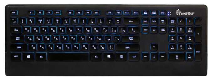 Клавиатура Smartbuy 303 USB c подсветкой Black