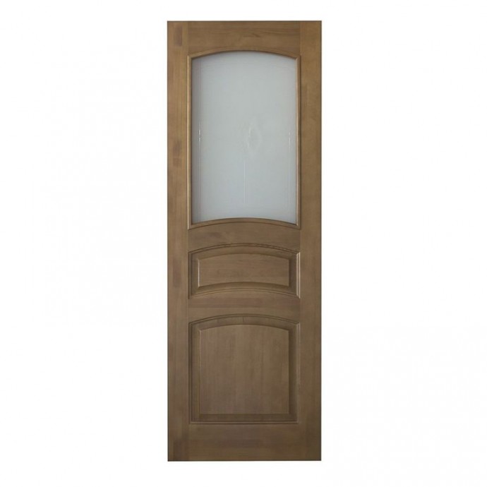 Дверь межкомнатная массив сосны М16ДО орех