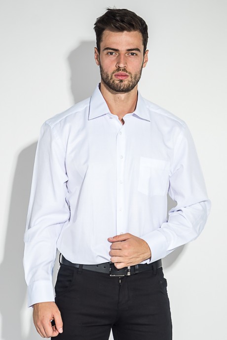 Рубашка мужская в светлом оттенке 50PD3136 (Белый)