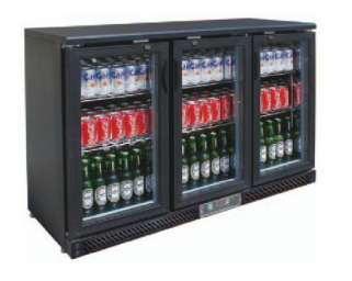 Холодильный шкаф-витрина Gastrorag SC315G.A, двухдверный, для напитков, 382 литров