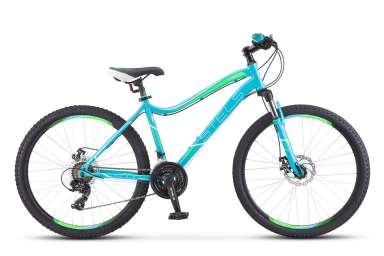 Горный велосипед (женский) Stels - Miss 5000 MD 26”
V010 (2018) Р-р = 15; Цвет: Бирюзовый
