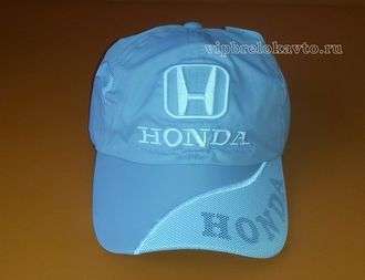 Бейсболка с логотипом авто HONDA (серая)
