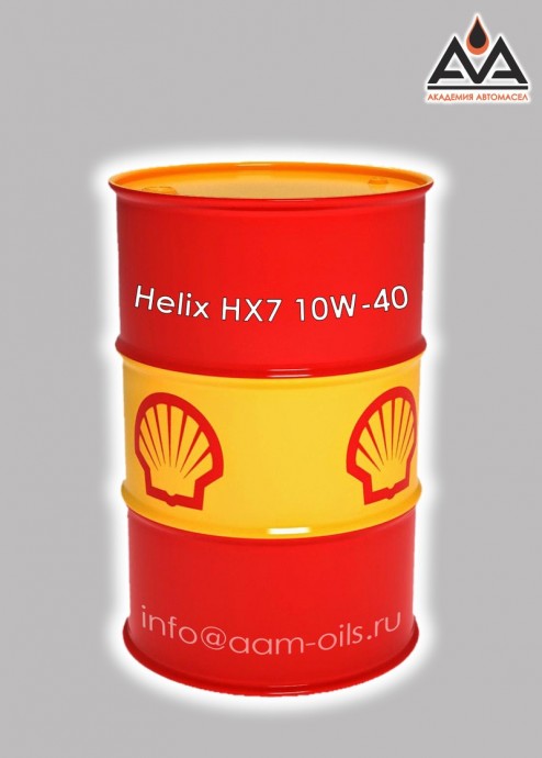 Моторное масло Shell Helix HX-7 10W40 RUS 209 л