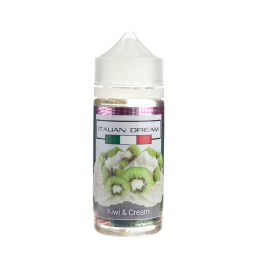 Жидкость для электронных сигарет Italian Dream Kiwi & Cream (3мг), 100мл